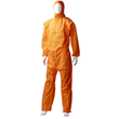 SMS Coverall 2XL Size Orange Colour Type 5 & Type 6, CAT III Protection Level, 50gsm, Effective Hi Visibility Protection, 12 Pack
